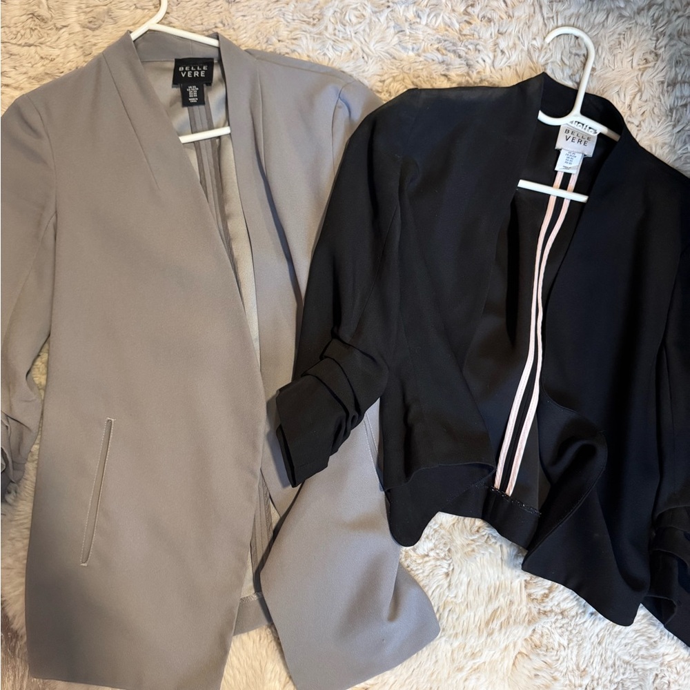 Set of two power blazers